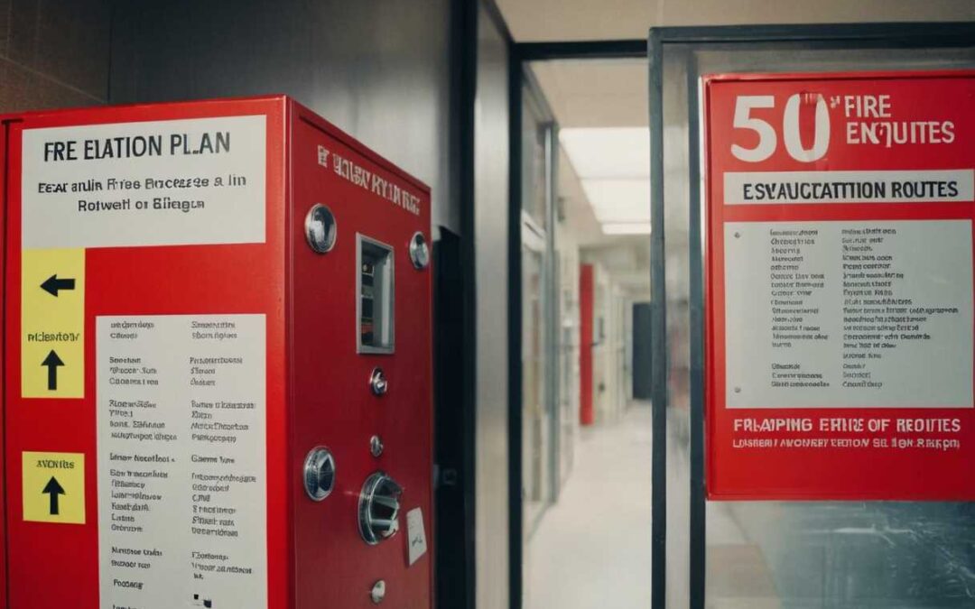 Obligation d&rsquo;affichage des plans de sécurité incendie